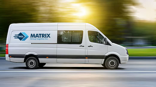 Matrix Global Logistics van
